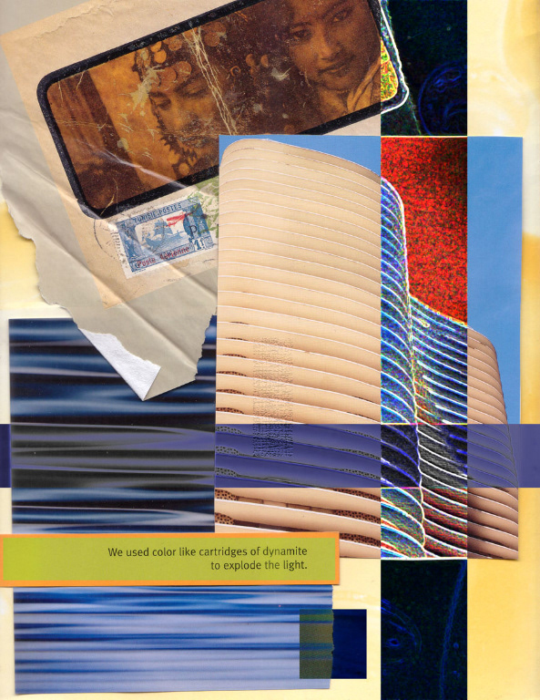 Collage work by Warren Norgaard, selected piece 5