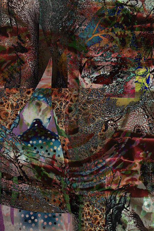 Collage work by Warren Norgaard, selected piece 18